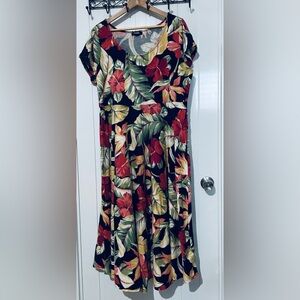 Chaps Floral dress size XXL